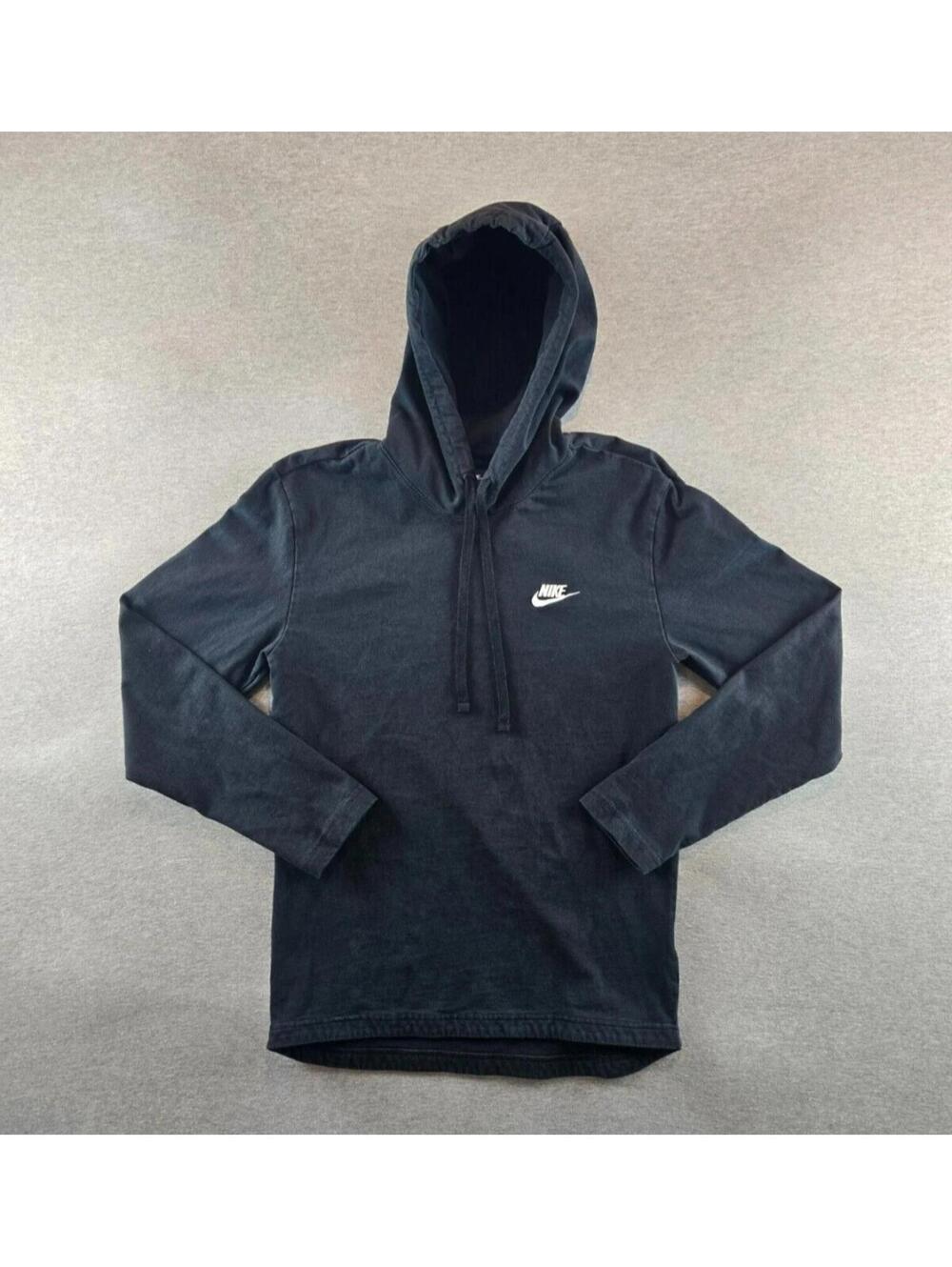 Vintage Y2K Nike Blue tag Sportswear Lightweight Club Hoodie Men's Size Medium